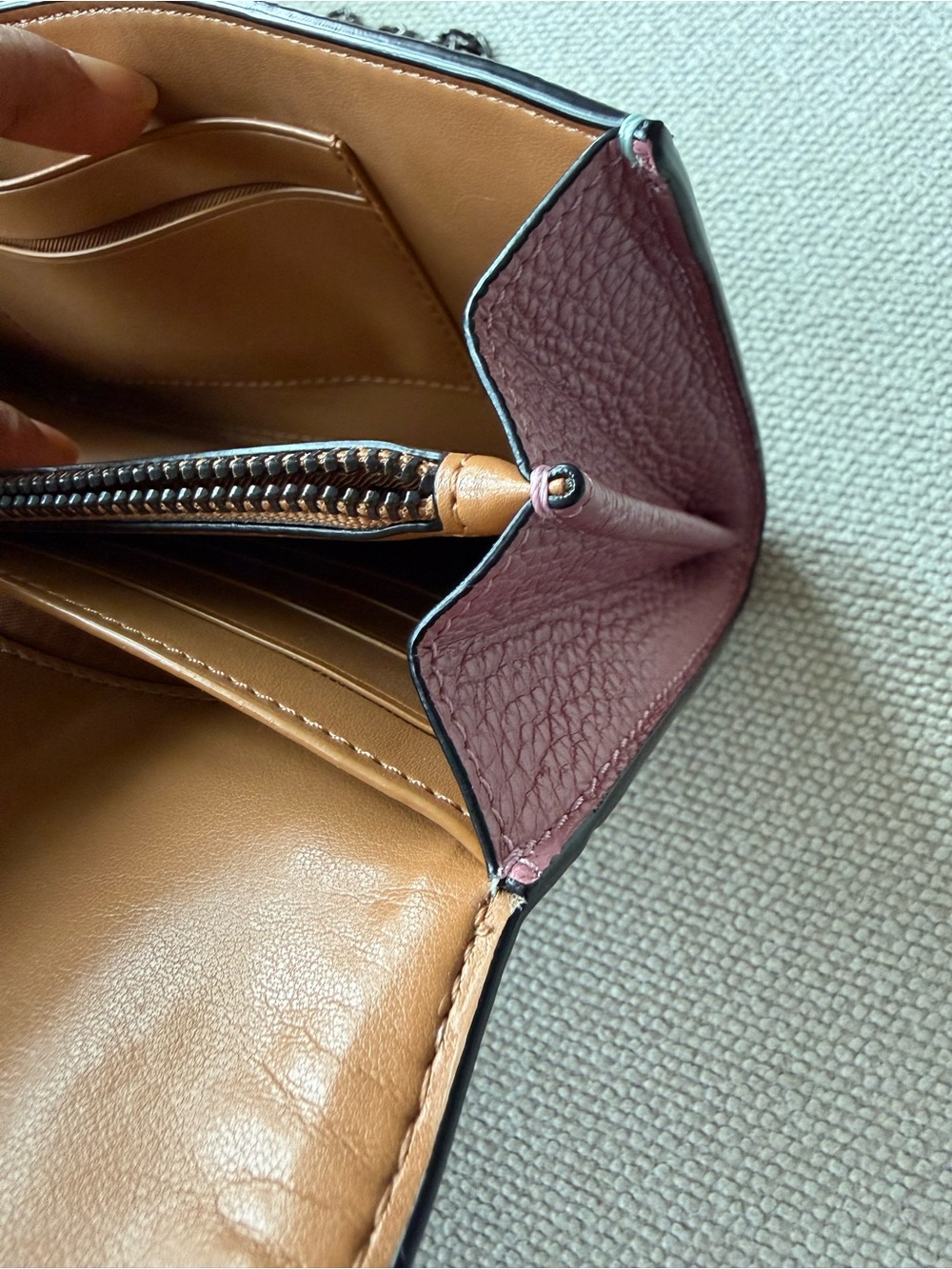 Coach jade colorblock chain crossbody - Picture 5 of 13